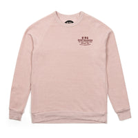 QUALITY MANUFACTURING Premium Eco Crew Sweatshirt - Rose Quartz